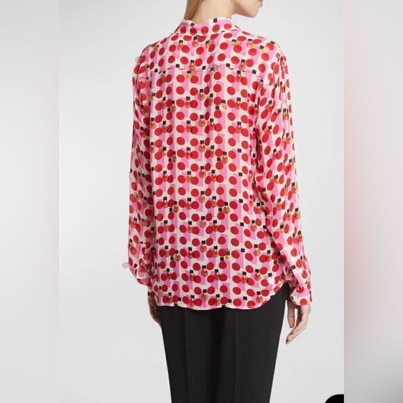 Dries Van Noten
Chowy Sequin Abstract-Print Collared Shirt NWT Size 44 ((size 12 - Picture 2 of 6